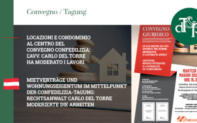 Locazioni e condominio al centro del convegno Confedilizia: l’avv. Carlo del Torre ha moderato i lavori